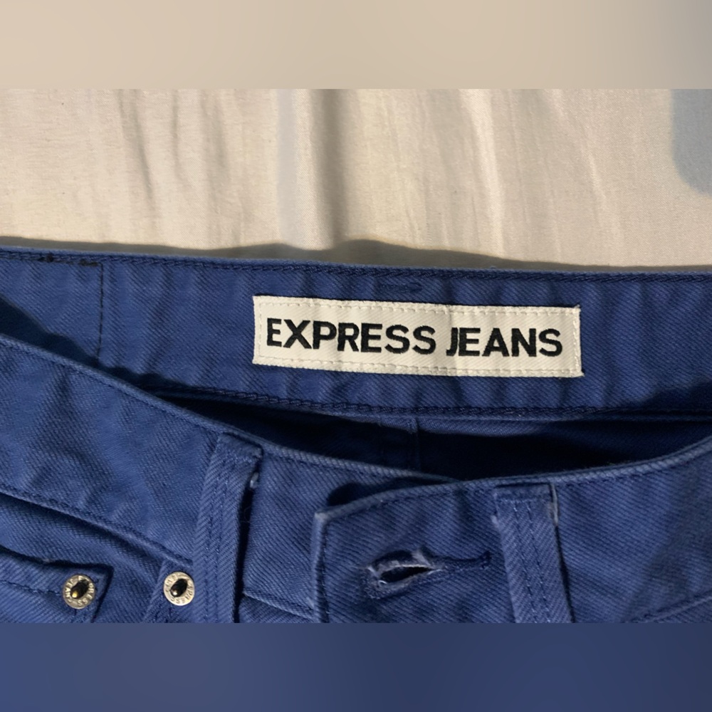 Express Royal Blue Denim Pants